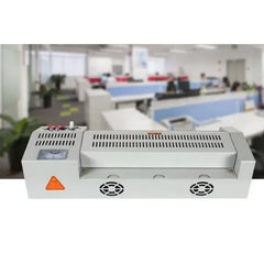 Plastifieuse métallique à température réglable, niveau 320A1, Machine à plastifier Photo A3 chaude et froide pour bureau/maison, 4 rouleaux 320mm