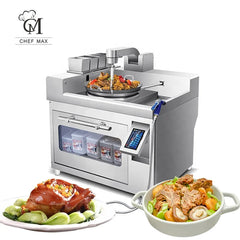 CHEFMAX Commercial Intelligent Restaurant Machine de Cuisson Automatique Machine de Riz Frit Robot de Cuisson