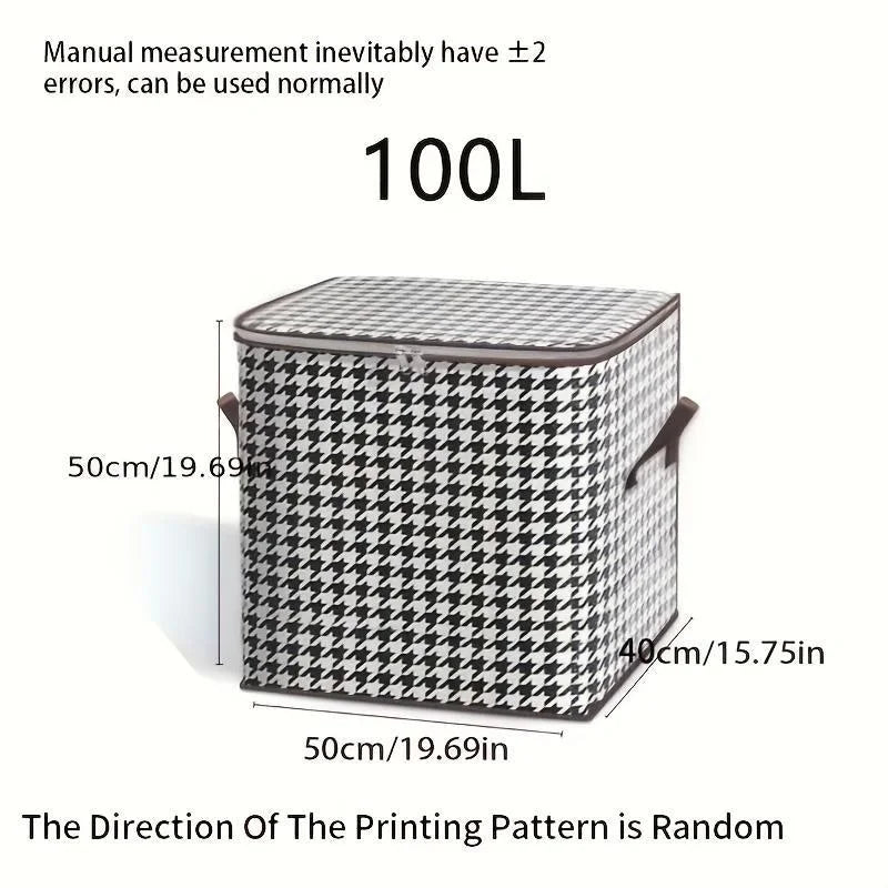 Boîte de rangement pliable Sac de rangement pour vêtements de couette Sacs de tri de couverture de grande capacité Armoire anti-poussière Organisateur de rangement sous le lit