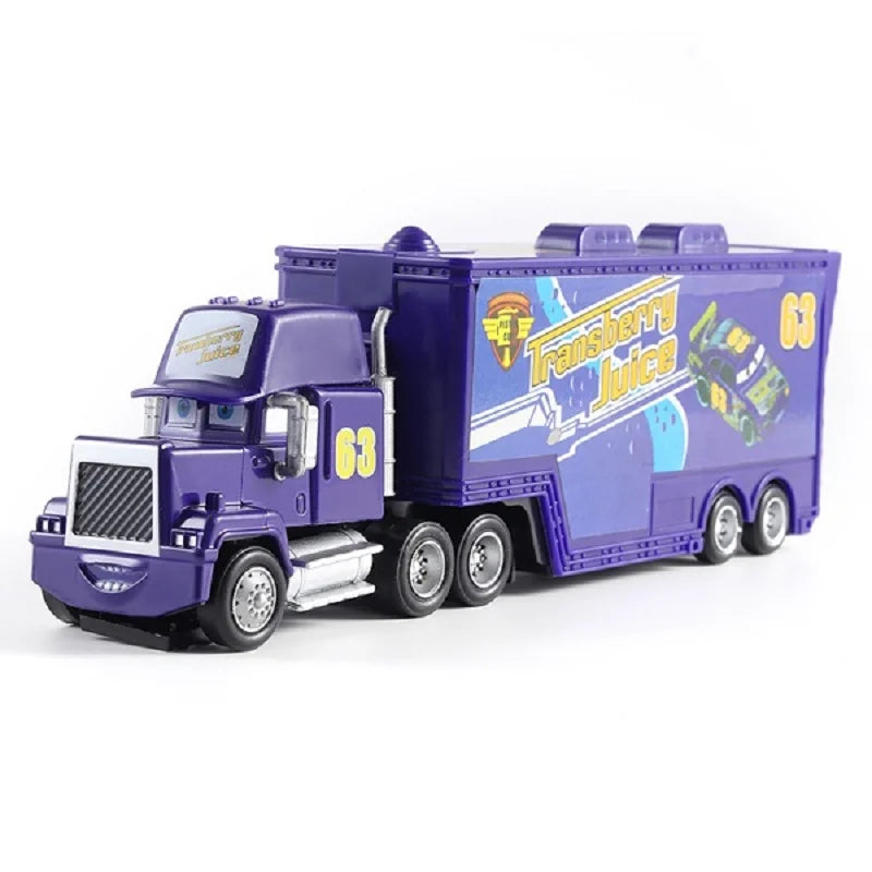 Disney Pixar Cars 2 3 Lightning McQueen Mack oncle Jackson Storm voiture camion 1:55 véhicule moulé sous pression jouets en métal cadeau pour enfants enfant
