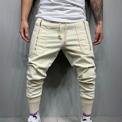 Pantalons pour hommes cordon hommes pantalons de survêtement simplicité à la mode fantastique mode hommes pantalons Cargo longs