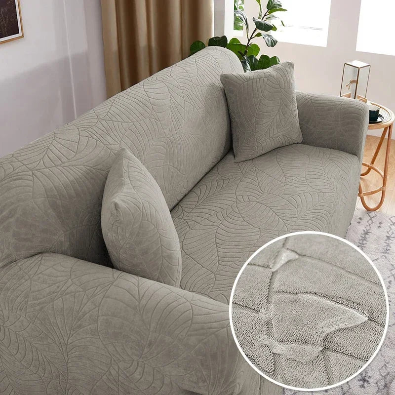 Housse de canapé Jacquard épaisse et imperméable, pour salon, 1/2/3/4 places, housse de canapé d'angle en forme de L