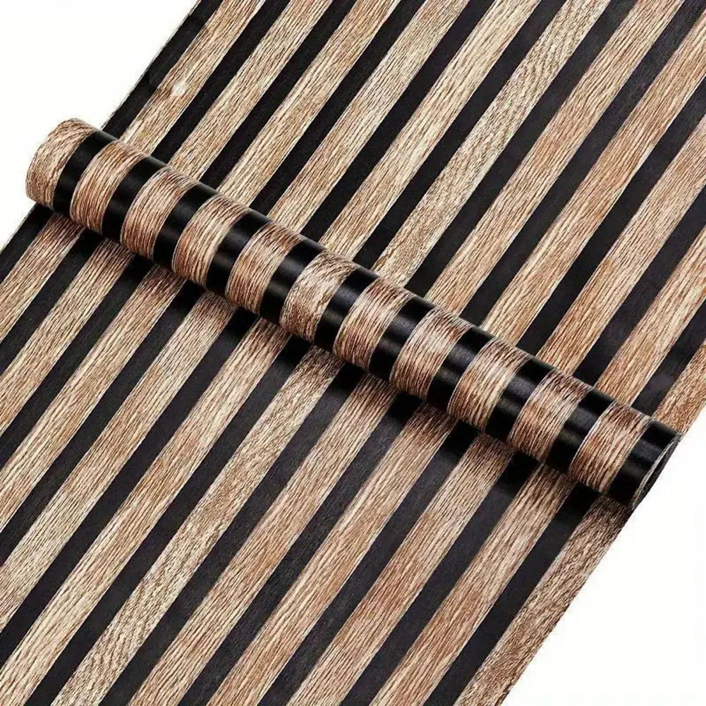 Home Renovation PVC Wall Stickers Imitation Wood Grain 45cm*3 Meters Color Variations Easy Installation Effortless Cleaning