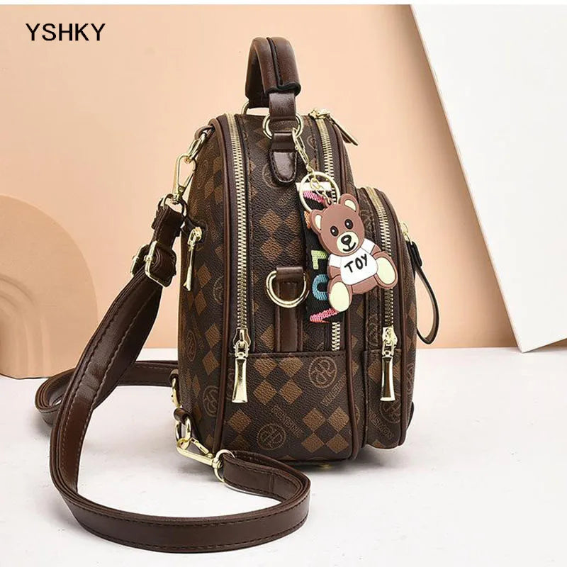 Nouveau sac à bandoulière femme grande capacité sac à main pour femmes sac à bandoulière motif litchi PU Portable seau dames sacs de messager
