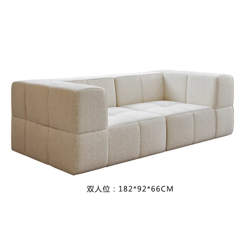Canapés de salon français de luxe désossé chambre à coucher à la mode canapés de salon compressés Glam élégant Canapé meubles modulables