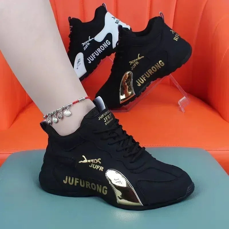 chaussures pour les femmes d’été respirant dames lacets sports plate-forme baskets femmes marche chaussures de créateur zapatos de mujer