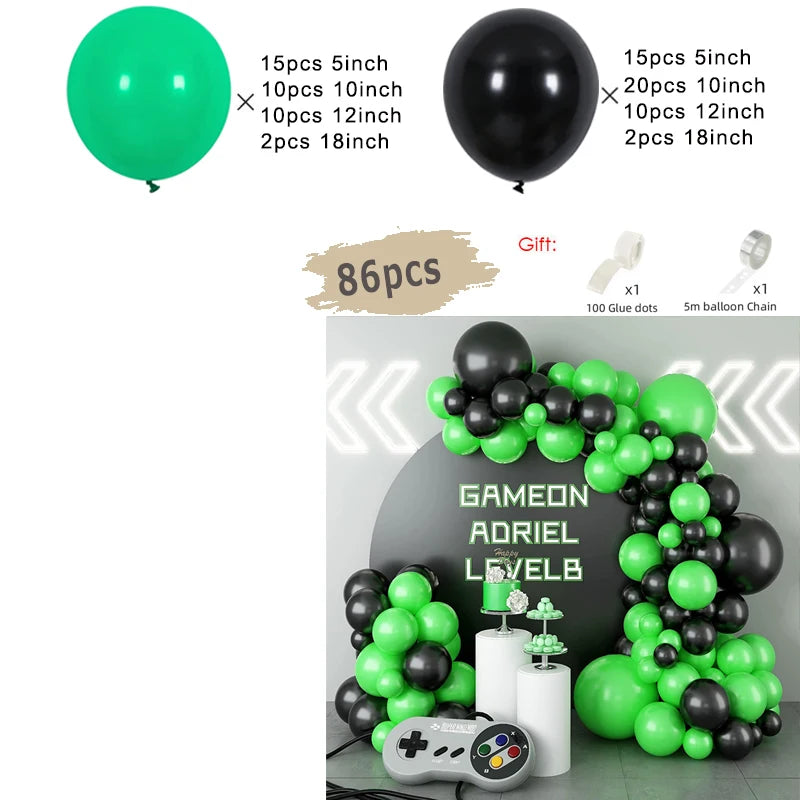 Kit d'arc de guirlande de ballons noirs et dorés, avec ballons en aluminium Starburst, fournitures de décoration pour mariage, anniversaire, fête de famille