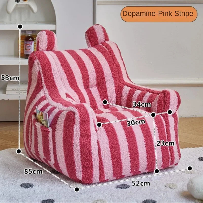 Canapé simple chaise siège de dessin animé bébé canapé enfants canapé mignon paresseux pouf écologique épaissi Portable canapé chaise
