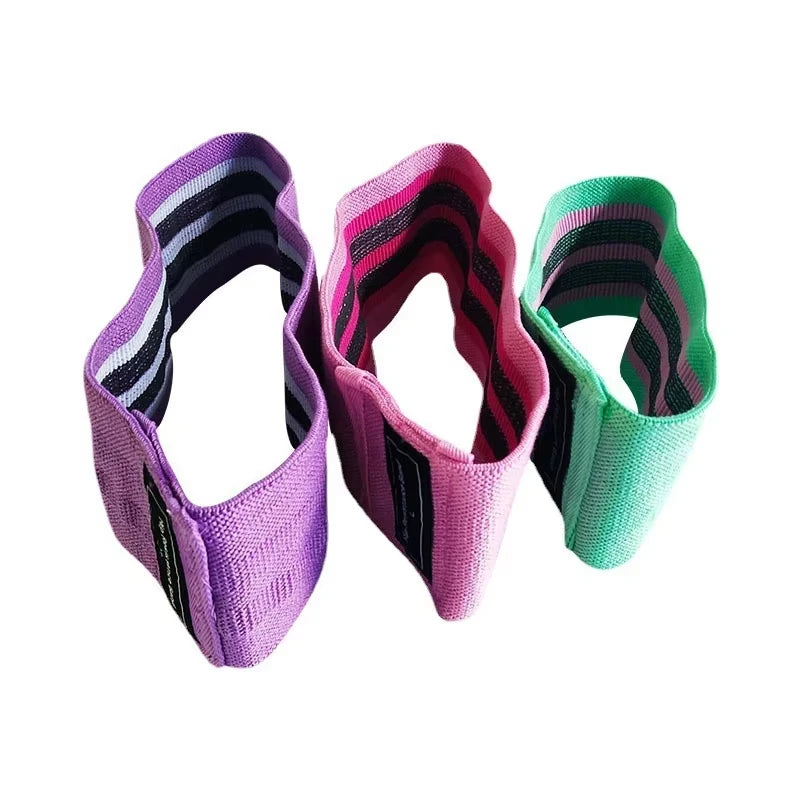 1/3 pièces Fitness exercice extensible hanche bandes de résistance Yoga jambes bout à bout anti-dérapant élastique musculation exercice équipement d'entraînement