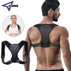 Ceinture correctrice de Posture réglable pour le dos et les épaules, soutien de la colonne vertébrale, remodelez votre corps, pour la maison, le bureau, le Sport, attelle du cou pour le haut du dos