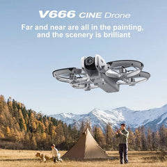 XIAOMI Mini V666 Drone 8k professionnel Wifi 5g Dron évitement d'obstacles sans brosse Altitude Mode sans tête Rc quadrirotor jouets nouveau
