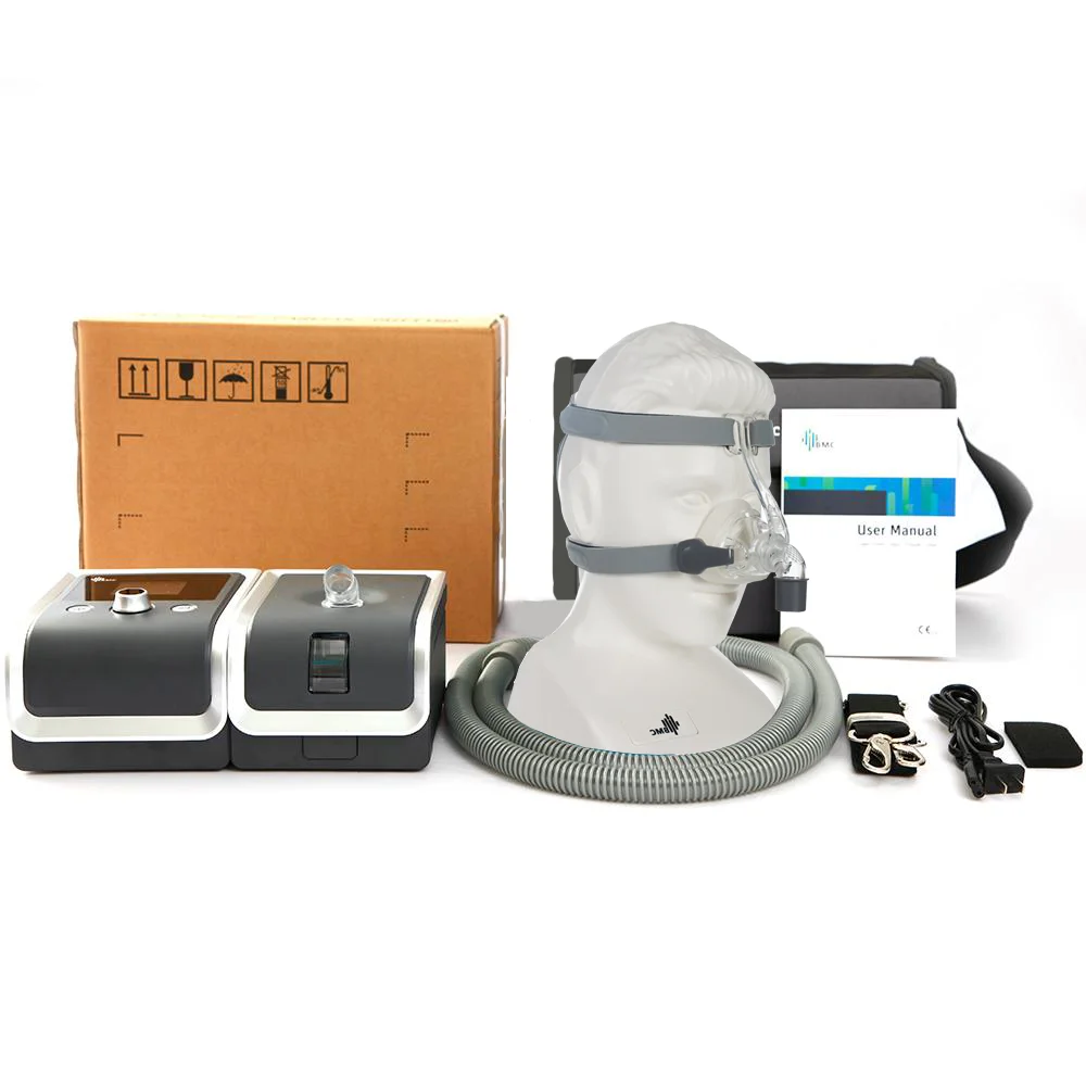 BMC E-20C Machine CPAP Machine d'apnée à pression fixe avec masque Pour l'anti-ronflement Apnée du sommeil Machine de sommeil silencieuse Solution contre le ronflement