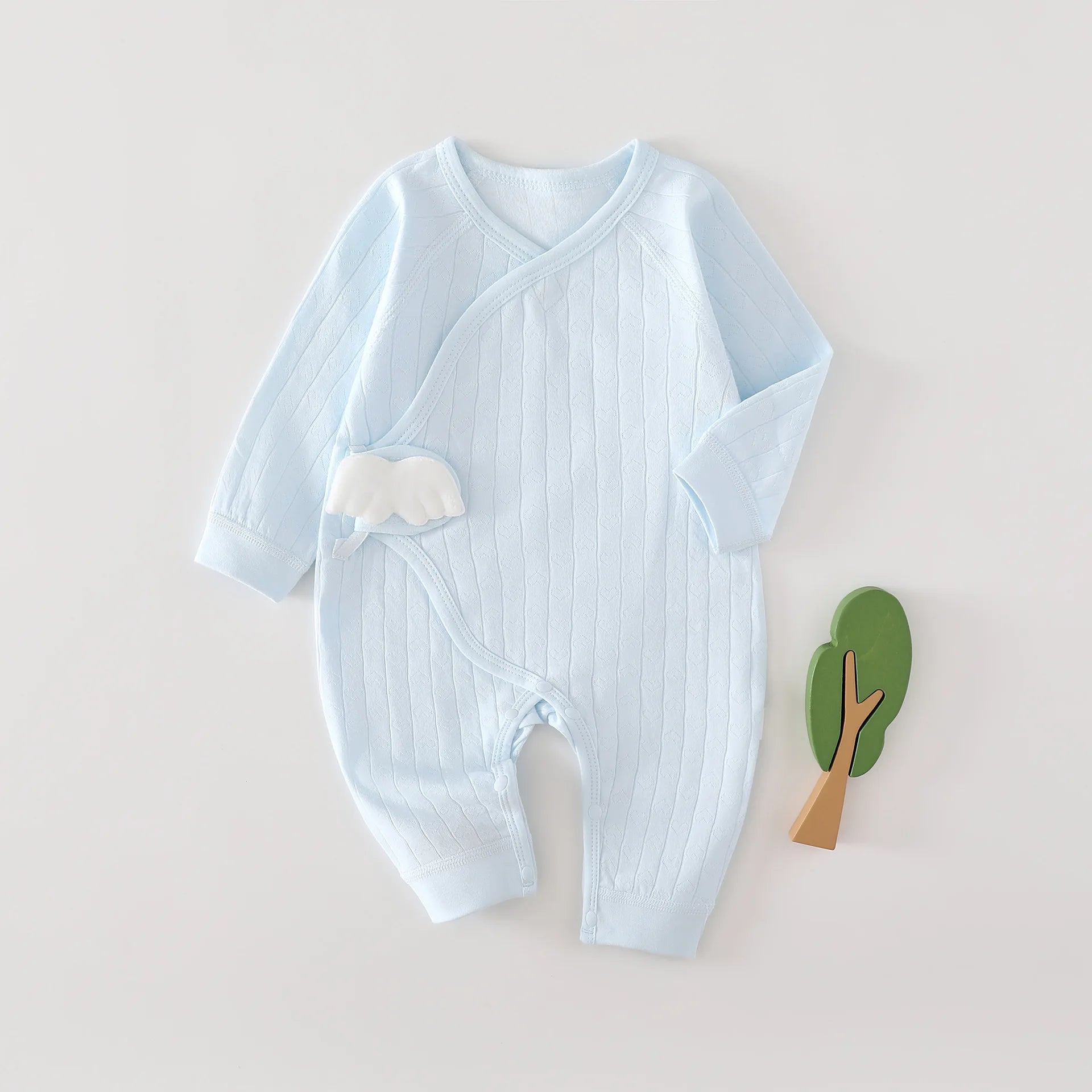 AYNIGIELL printemps et automne 0-6 mois barboteuses pour bébé nouveau-né filles et garçons 100% coton vêtements nouveau-né bébé couleur unie combinaison