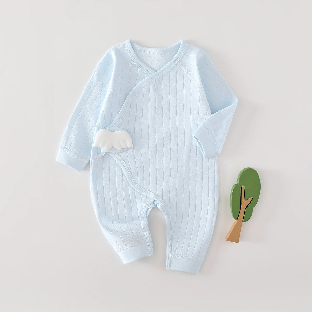 AYNIGIELL printemps et automne 0-6 mois barboteuses pour bébé nouveau-né filles et garçons 100% coton vêtements nouveau-né bébé couleur unie combinaison