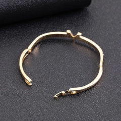 Bracelet en strass Zircon pour femmes, design d'ongles géométrique classique de haute qualité, peut ouvrir des accessoires de mode