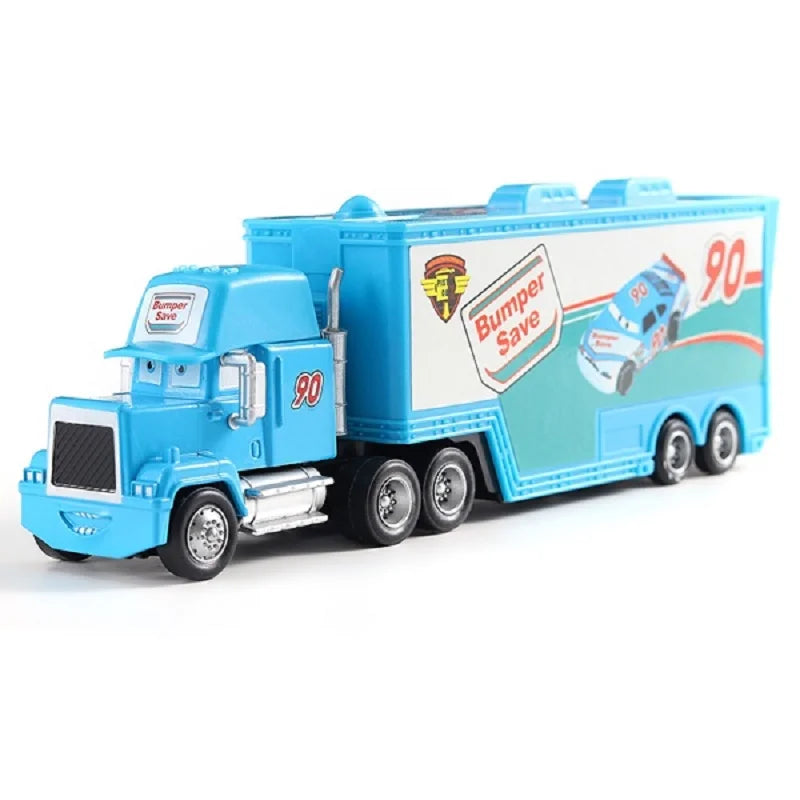 Disney Pixar Cars 2 3 Lightning McQueen Mack oncle Jackson Storm voiture camion 1:55 véhicule moulé sous pression jouets en métal cadeau pour enfants enfant