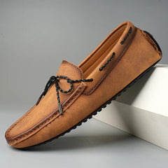 Hommes mocassins en cuir de haute qualité hommes sans lacet chaussures décontractées mocassins chaussures plates pour hommes mode hommes chaussures hommes chaussures de conduite taille 38-49
