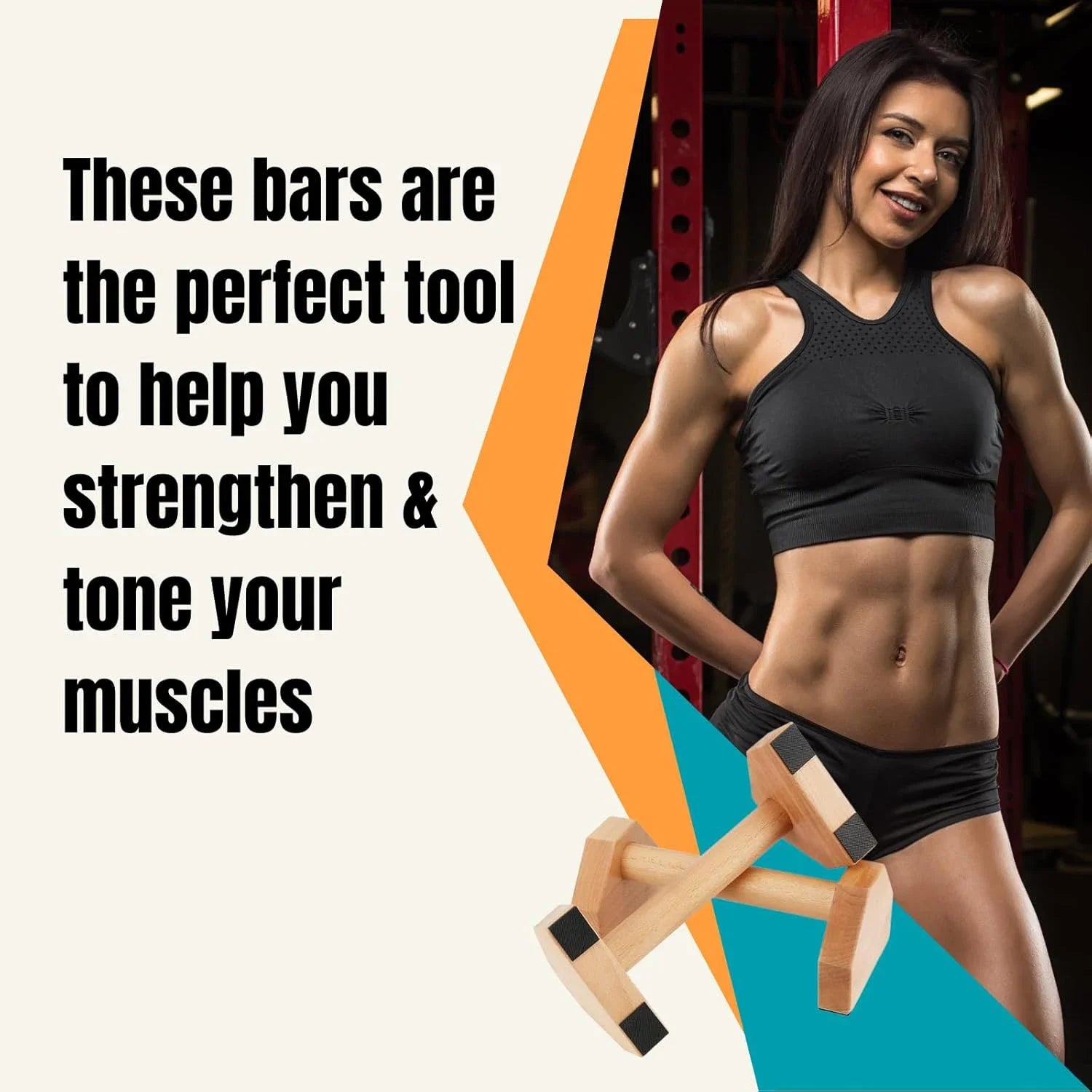 Barre de traction en bois pour musculation, gymnastique, gymnastique, gymnastique, gymnastique, gymnastique, entraînement, entraînement musculaire, fourniture d'équipement, T1