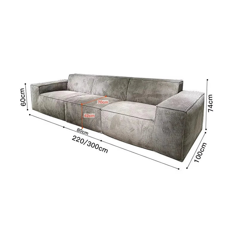 Canapés de salon rembourrés classiques, Design européen, esthétiques du milieu du siècle, Meubles rustiques et confortables