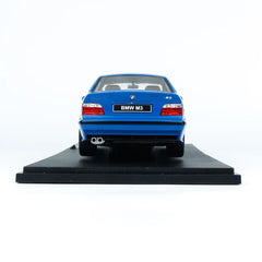Modèle de voiture en alliage moulé sous pression, simulation BMW E36 M3 coupé bleu 1996, jouet de collection, cadeau, ornement d'affichage souvenir, échelle 1:18, Solido