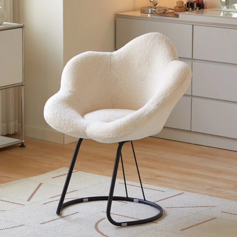 X & D-Tabouret de maquillage haut de gamme pour usage domestique, chaise de dossier de chambre à coucher pour femme, tabouret en spanol simple, luxe abordable, nouveau, chaud