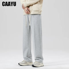 CAAYU hommes survêtement pantalons de survêtement mode Hip Hop japonais Streetwear cordon décontracté Baggy pantalon sport ample gris pantalon hommes