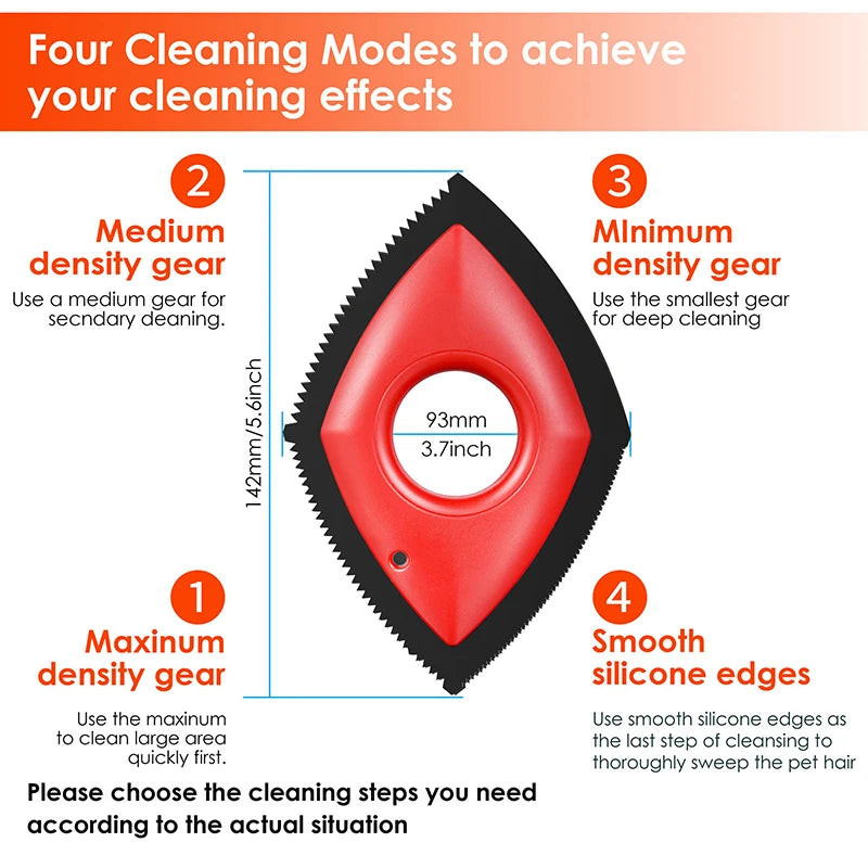Épilateur pour animaux de compagnie, dispositif de nettoyage de fourrure de chat, tapis, canapé, grattoir de détail de voiture, élimination des peluches de chien, outil de brosse d'élimination de la fourrure de chien et
