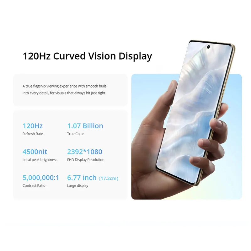Nouveau téléphone original realme 14 Pro 5G 6.67 "NFC dimension 7300 énergie 8GB RAM 256GB ROM 6000mAh batterie 50MP OIS caméra Smartphone