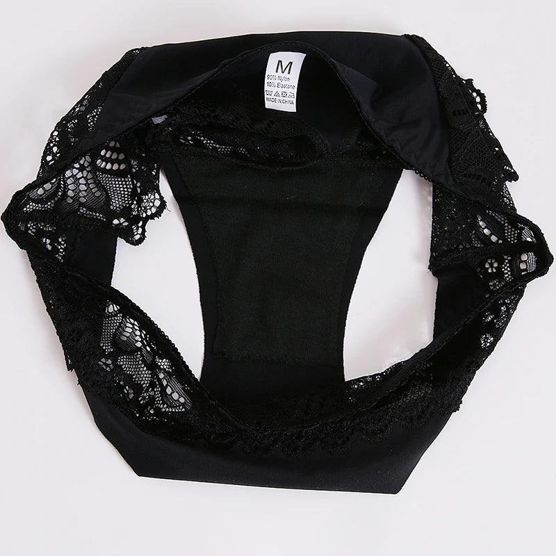 Women's Lace Sexy Underwear Ladies Comfortable Soft Lingerie Female Decorative Border Panties Woman Breathable Low-waist Briefs