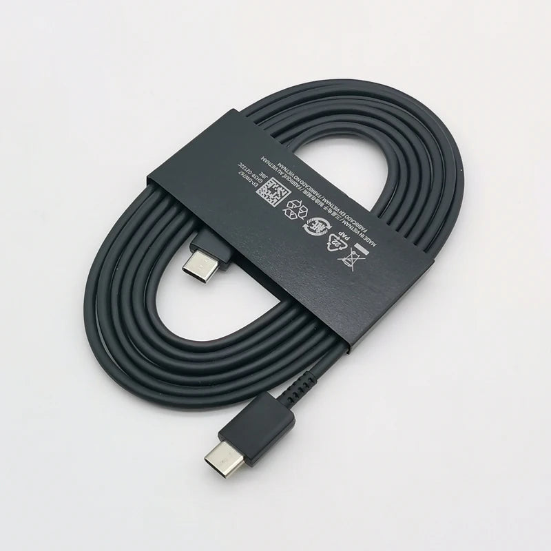 Samsung-Chargeur super rapide 45W, adaptateur 1.8m, type C pour Galaxy S24, S23, S22, S21, S20, Note 20 Ultra, 10 Z Flip, possède 6, 5, 4, 3, 2