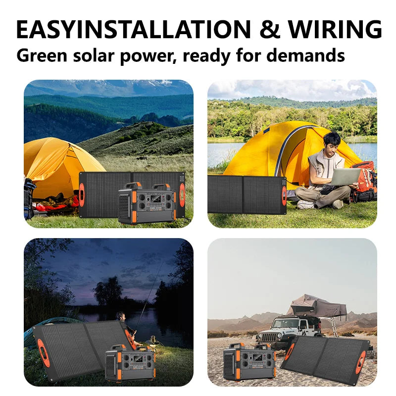 Générateur domestique 1008wh 1200W, batterie Lifepo4, centrale électrique Portable 220V avec panneau solaire 100W, sauvetage d'urgence en plein air