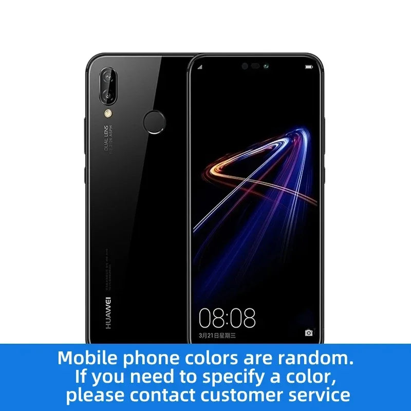 Huawei P20 Lite 4g SmartPhone CPU Kirin 659 3000mAh batterie 128GB ROM 16MP caméra Android Original utilisé téléphone