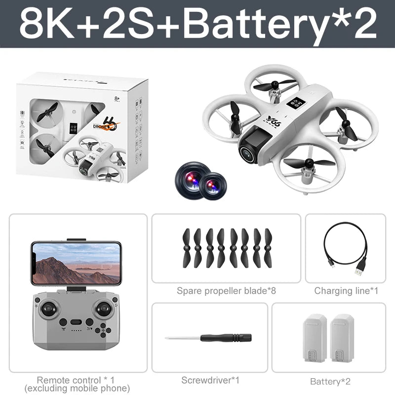 Xiaomi mijia V66 Drone Mini avion télécommandé 4K HD caméra jouet pour enfants Micro avion hauteur fixe Freestyle Quadcopter