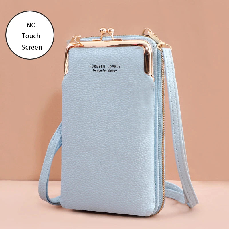 Buylor sac à main femme écran tactile sac à main pour téléphone portable sac à bandoulière femme pas cher petit portefeuille en cuir souple bandoulière сумка ж Dönusen