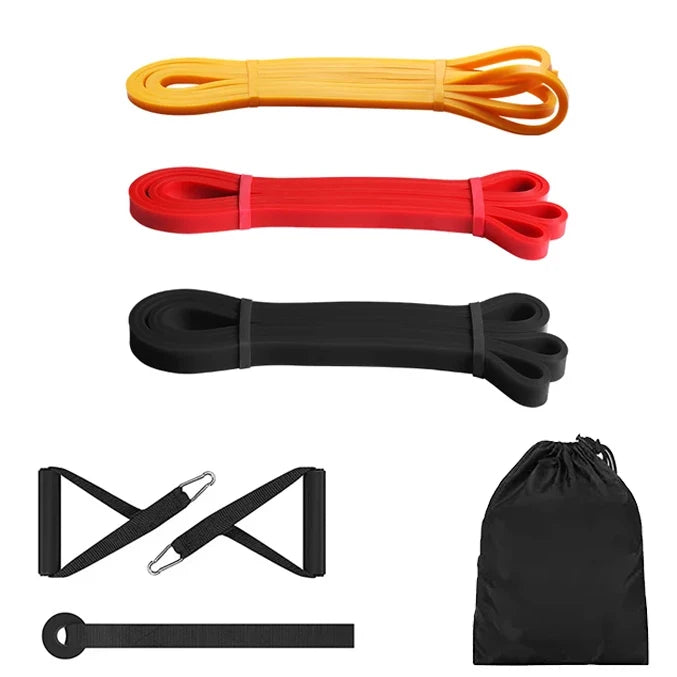 Bandes élastiques en latex naturel, équipement d'entraînement physique, gymnastique à domicile