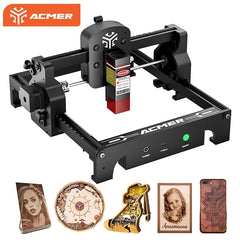 ACMER S1 2.5W 3.5W Mini graveur Laser Portable bricolage Laser découpe Machine de gravure graver Logo bois peint acrylique verre cuir