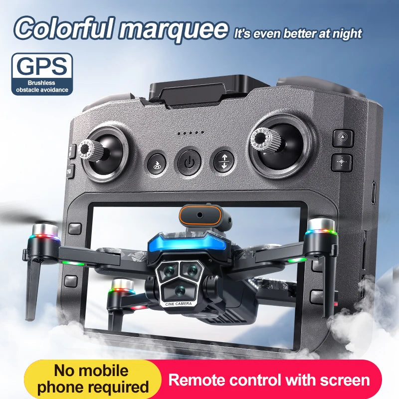 Xiaomi A14 Pro max Drone 4K professionnel HD double caméra Dron moteur sans brosse WIFI FPV pliable RC quadrirotor hélicoptère jouets nouveau