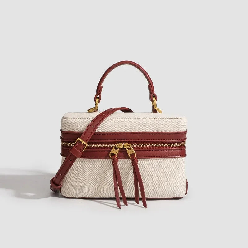 Boîte de mode femmes sacs à main concepteur toile épaisse épaule sacs à bandoulière décontracté printemps et été petits sacs à main 2024 bolso mujer