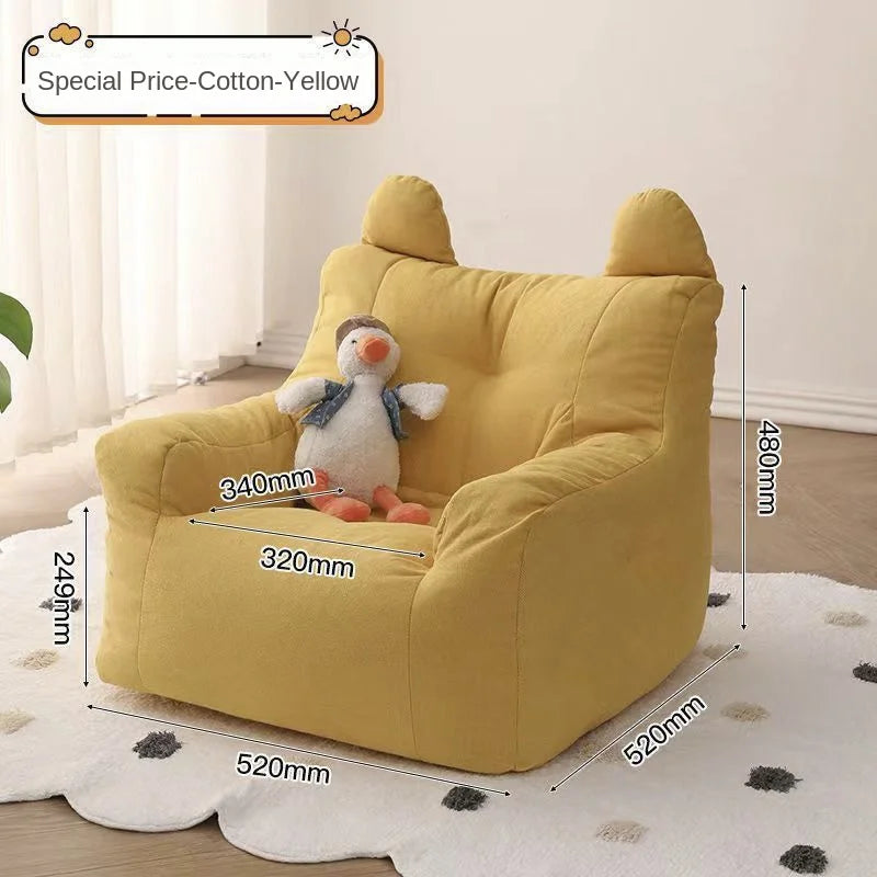 Canapé simple chaise siège de dessin animé bébé canapé enfants canapé mignon paresseux pouf écologique épaissi Portable canapé chaise