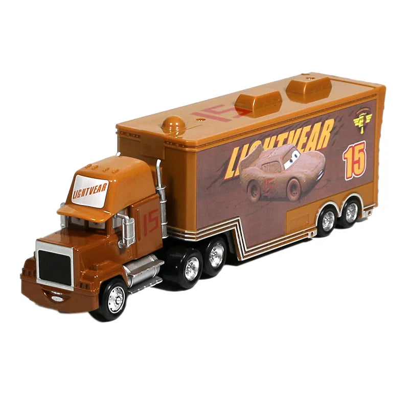 Disney Pixar Cars 2 3 Lightning McQueen Mack oncle Jackson Storm voiture camion 1:55 véhicule moulé sous pression jouets en métal cadeau pour enfants enfant