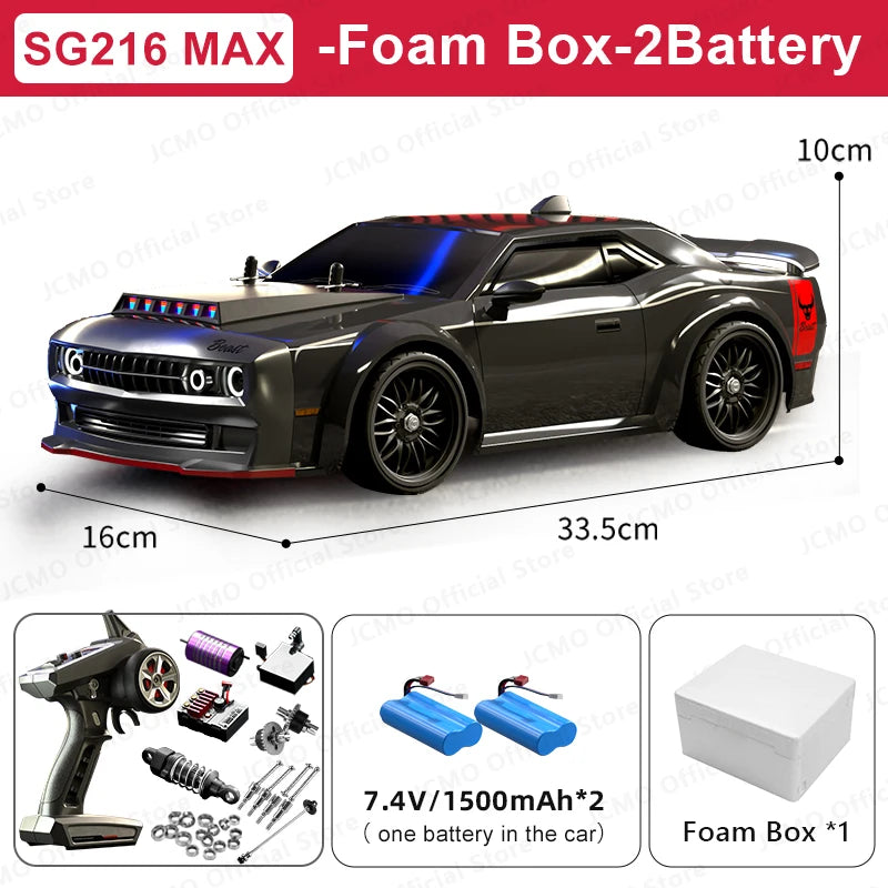 SG216 MAX RC voiture 70 + KM/H véhicules télécommandés à grande vitesse 1:16 sans brosse 4WD RC voitures de sport SG116 PRO 40 KM/H voiture jouets cadeaux