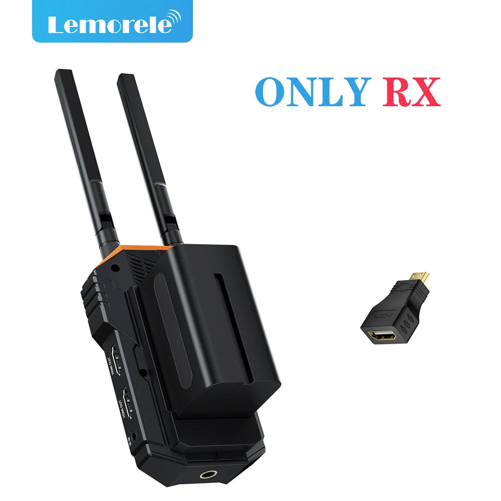 Emetteur et récepteur sans fil hdmi Extender Kit 200M Support NP-F Batterie Pour Appareil Photo PS4 PC À TV Projet