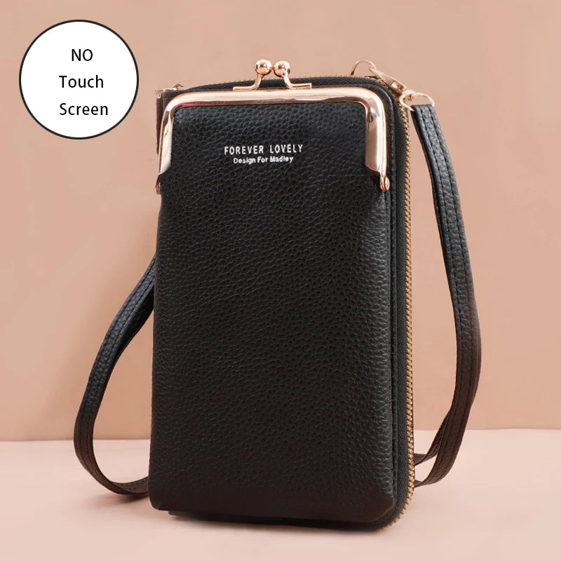 Buylor sac à main femme écran tactile sac à main pour téléphone portable sac à bandoulière femme pas cher petit portefeuille en cuir souple bandoulière сумка ж Dönusen