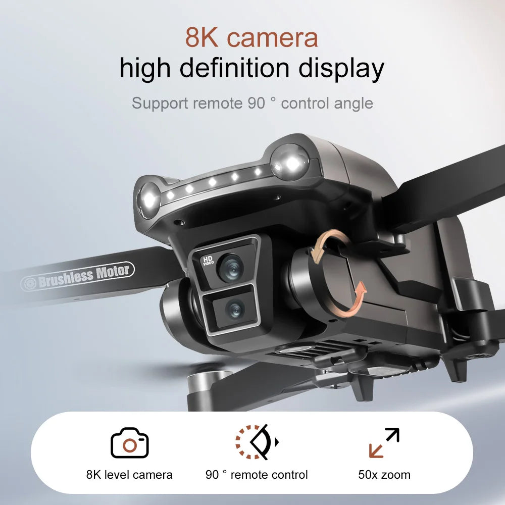 Nouveau pour Xiaomi V198 GPS MAX Drone avec caméra HD professionnelle 8k 5G WiFi barrière laser sans brosse évitement quadrirotor pliant