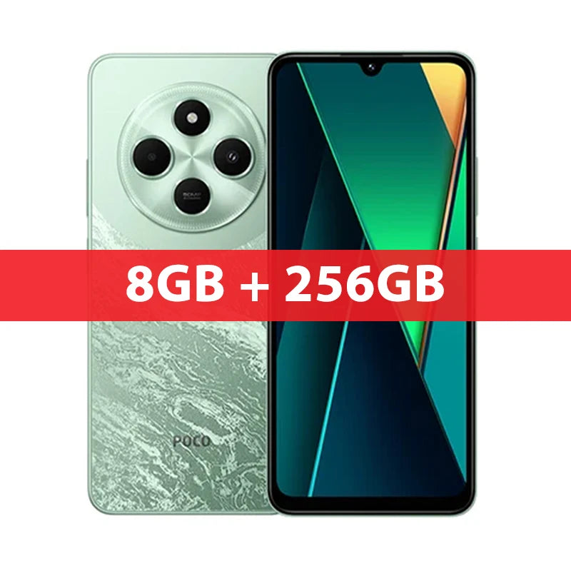 POCO C75 Version mondiale Smartphone NFC 128GB 256GB 6.88 