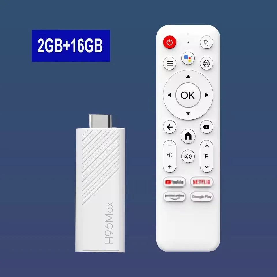 Mini clé TV intelligente H96 MAX H313, Android 14, boîtier Android 14, 2 go 16 go 8 go, Wifi6 BT 4K HD, lecteur multimédia vocal Google, nouveauté 2024