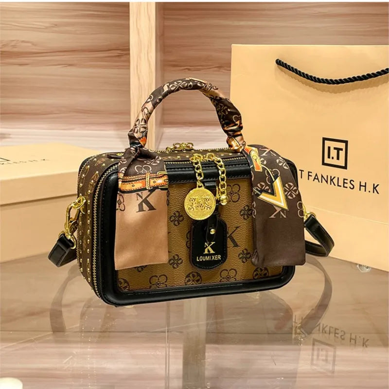 Sac à main de marque pour femmes, nouveau Style léger de luxe, Style occidental, haute qualité, sac à bandoulière polyvalent décontracté de styliste, 2025