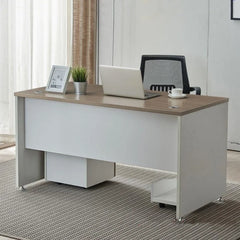 Mobilier de bureau moderne, bureau d'affaires, bureau exécutif avec rangement, bureau d'ordinateur en bois, application de bureau