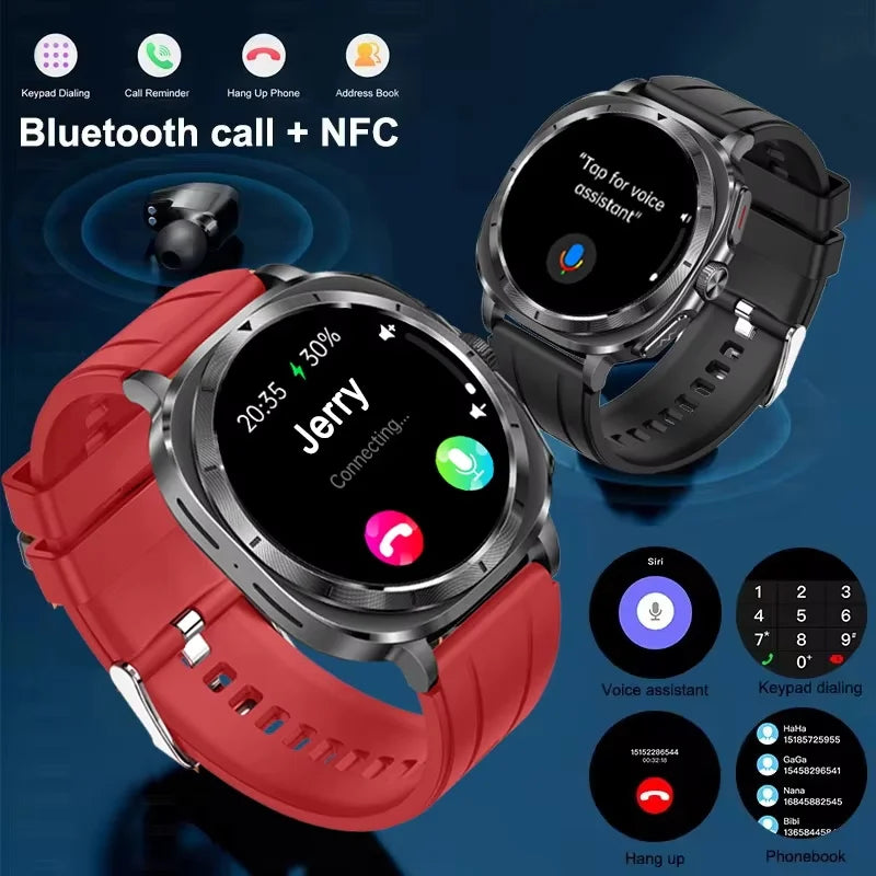 2025 nouveau pour Samsung Galaxy montre 7 acide urique pression artérielle oxygène sanguin analyse du corps montre intelligente ECG + PPG horloge Smartwatch hommes