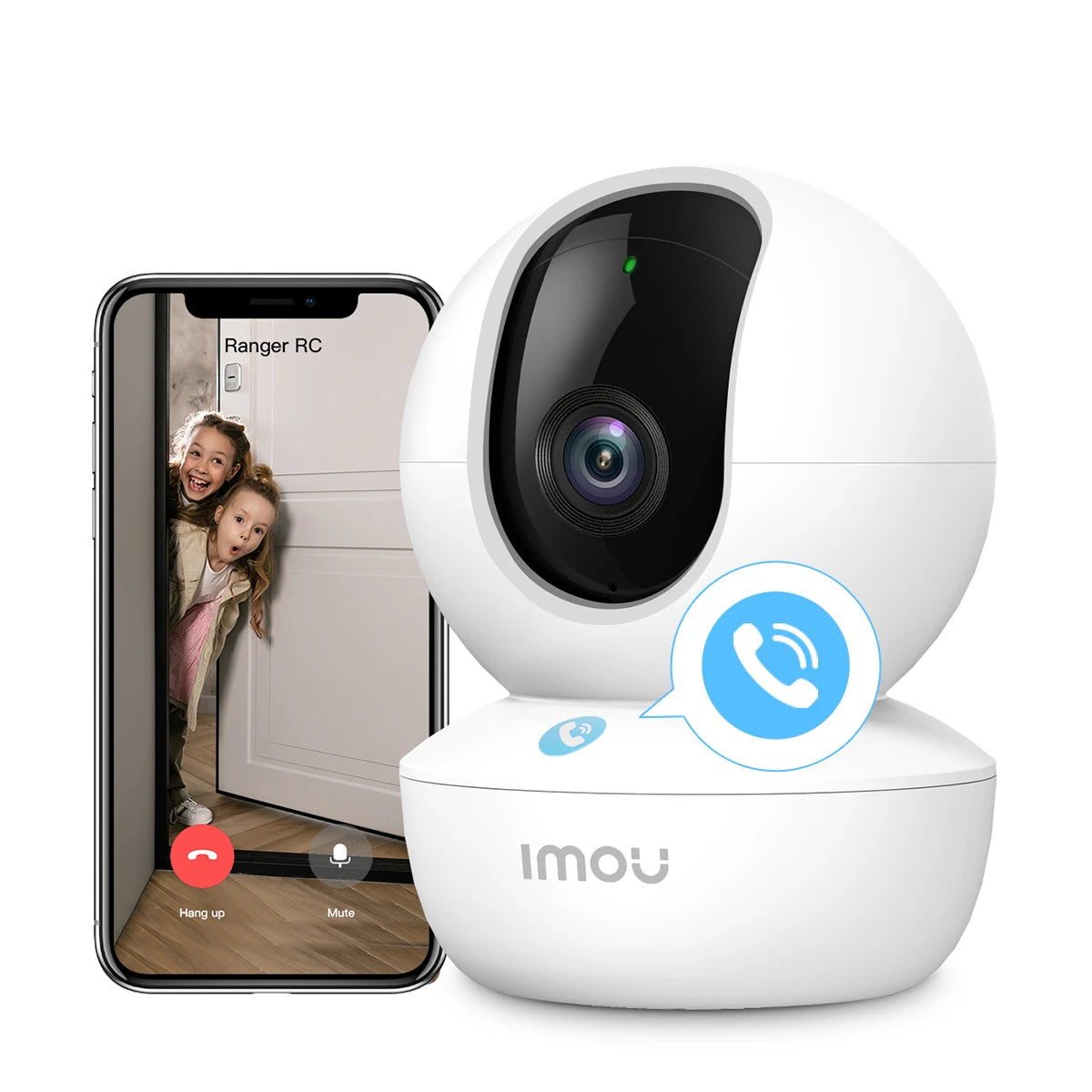 Caméra intérieure IMOU 360 °   Caméra de Surveillance WiFi PTZ, vidéosurveillance à domicile, suivi automatique, Protection de sécurité, moniteur familial pour animaux de compagnie et bébé